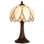 Clayre & Eef | Tiffany Tafellamp Beige, Bruin ø 25x42 cm E14/max 1x60W | 5LL-5135 Clayre & Eef | Tiffany Tafellamp Beige, Bruin ø 25x42 cm E14/max 1x60W | 5LL-5135