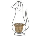 Clayre & Eef | Bloempot Binnen Hond Zwart 35x22x67 cm | 5Y0987 Clayre & Eef | Bloempot Binnen Hond Zwart 35x22x67 cm | 5Y0987