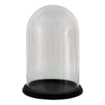 Clayre & Eef | Stolp Transparant ø 20x28 cm | 6GL3474 Clayre & Eef | Stolp Transparant ø 20x28 cm | 6GL3474
