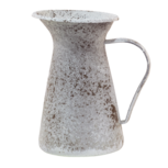 Clayre & Eef | Decoratieve Schenkkan Grijs, Wit 12x12x20 cm | 6Y4786 Clayre & Eef | Decoratieve Schenkkan Grijs, Wit 12x12x20 cm | 6Y4786
