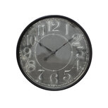 Clayre & Eef | Wandklok Grijs ø 60x6 cm / 1xAA | 5KL0215 Clayre & Eef | Wandklok Grijs ø 60x6 cm / 1xAA | 5KL0215