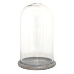 Clayre & Eef | Stolp Transparant ø 17x29 cm | 6GL3536 Clayre & Eef | Stolp Transparant ø 17x29 cm | 6GL3536