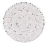 Clayre & Eef | Servies Dinerbord Transparant ø 22x2 cm | 6GL0226 Clayre & Eef | Servies Dinerbord Transparant ø 22x2 cm | 6GL0226