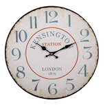 Clayre & Eef | Wandklok Beige ø 34x4 cm / 1xAA | 6KL0735 Clayre & Eef | Wandklok Beige ø 34x4 cm / 1xAA | 6KL0735