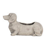 Clayre & Eef | Bloempot Binnen Grijs 24x9x13 cm | 6TE0305 Clayre & Eef | Bloempot Binnen Grijs 24x9x13 cm | 6TE0305
