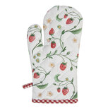 Clayre & Eef | Ovenwant Wit, Rood, Groen 18x30 cm | WIS44 Clayre & Eef | Ovenwant Wit, Rood, Groen 18x30 cm | WIS44