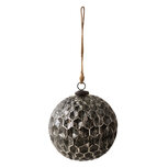 Clayre & Eef | Kerstbal XL Zwart ø 20x20 cm | 6GL3919 Clayre & Eef | Kerstbal XL Zwart ø 20x20 cm | 6GL3919