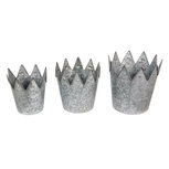 Clayre & Eef | Planthouder Grijs ø 29x27 / ø 25x24 / ø 21x20 cm | 6Y4889 Clayre & Eef | Planthouder Grijs ø 29x27 / ø 25x24 / ø 21x20 cm | 6Y4889