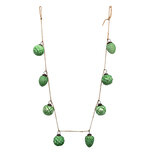 Clayre & Eef | Decoratie Hanger Groen, Bruin 135x5x8 cm | 6GL3704 Clayre & Eef | Decoratie Hanger Groen, Bruin 135x5x8 cm | 6GL3704