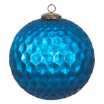 Clayre & Eef | Kerstbal XL Blauw ø 25x25 cm | 6GL3733 Clayre & Eef | Kerstbal XL Blauw ø 25x25 cm | 6GL3733