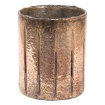 Clayre & Eef | Glazen Theelichthouder Roze ø 13x16 cm | 6GL3629 Clayre & Eef | Glazen Theelichthouder Roze ø 13x16 cm | 6GL3629
