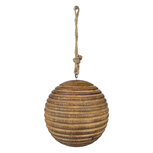 Clayre & Eef | Kerstbal Bruin ø 12x12 cm | 6H2257 Clayre & Eef | Kerstbal Bruin ø 12x12 cm | 6H2257