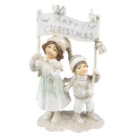 Clayre & Eef | Decoratie Beeld Kinderen Beige 14x7x23 cm | 6PR4806 Clayre & Eef | Decoratie Beeld Kinderen Beige 14x7x23 cm | 6PR4806