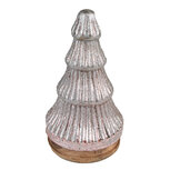 Clayre & Eef | Kerstdecoratie Kerstboom Roze ø 13x24 cm | 65123 Clayre & Eef | Kerstdecoratie Kerstboom Roze ø 13x24 cm | 65123