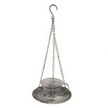 Clayre & Eef | Planthouder Blauw, Wit ø 21x10/48 cm | 6Y4839 Clayre & Eef | Planthouder Blauw, Wit ø 21x10/48 cm | 6Y4839