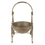 Clayre & Eef | Planthouder Groen 26x27x49 cm | 6Y4842 Clayre & Eef | Planthouder Groen 26x27x49 cm | 6Y4842