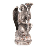 Clayre & Eef | Kandelaar Engel Grijs 15x14x29 cm | 6PR3733 Clayre & Eef | Kandelaar Engel Grijs 15x14x29 cm | 6PR3733