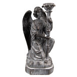 Clayre & Eef | Kandelaar engel Grijs 15x14x29 cm | 6PR3733Z Clayre & Eef | Kandelaar engel Grijs 15x14x29 cm | 6PR3733Z