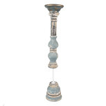 Clayre & Eef | Kandelaar Groen ø 12x59 cm | 5H0608 Clayre & Eef | Kandelaar Groen ø 12x59 cm | 5H0608
