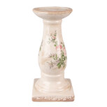 Clayre & Eef | Kandelaar Roze Beige ø 12x24 cm | 6CE1539M Clayre & Eef | Kandelaar Roze Beige ø 12x24 cm | 6CE1539M
