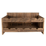 Clayre & Eef | Wijnrek Bruin 65x28x33 cm | 5H0637 Clayre & Eef | Wijnrek Bruin 65x28x33 cm | 5H0637