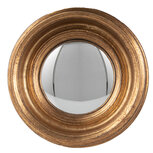 Clayre & Eef | Wandspiegel Goudkleurig ø 24x7 cm | 62S200GO Clayre & Eef | Wandspiegel Goudkleurig ø 24x7 cm | 62S200GO