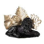 Clayre & Eef | Decoratie Beeld Leeuw Zwart 23x13x16 cm | 6PR3817 Clayre & Eef | Decoratie Beeld Leeuw Zwart 23x13x16 cm | 6PR3817