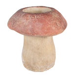 Clayre & Eef | Bloempot Paddenstoel Binnen Bruin Rood ø 21x23 cm | 6TE0460L Clayre & Eef | Bloempot Paddenstoel Binnen Bruin Rood ø 21x23 cm | 6TE0460L