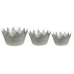 Clayre & Eef | Planthouder Groen ø 43x21 / ø 40x20 / ø 33x18 cm | 6Y4879 Clayre & Eef | Planthouder Groen ø 43x21 / ø 40x20 / ø 33x18 cm | 6Y4879