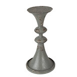 Clayre & Eef | Kandelaar Grijs ø 13x26 cm | 6Y4946 Clayre & Eef | Kandelaar Grijs ø 13x26 cm | 6Y4946