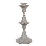 Clayre & Eef | Kandelaar Grijs ø 12x26 cm | 6Y4947 Clayre & Eef | Kandelaar Grijs ø 12x26 cm | 6Y4947