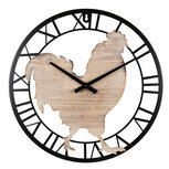 Clayre & Eef | Wandklok Bruin ø 50x4 cm / 1xAA | 6KL0786 Clayre & Eef | Wandklok Bruin ø 50x4 cm / 1xAA | 6KL0786