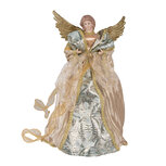 Clayre & Eef | Decoratie Beeld Engel Goudkleurig 26x16x43 cm | 65218 Clayre & Eef | Decoratie Beeld Engel Goudkleurig 26x16x43 cm | 65218