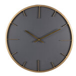 Clayre & Eef | Wandklok Grijs ø 45x4 cm / 1xAA | 6KL0795 Clayre & Eef | Wandklok Grijs ø 45x4 cm / 1xAA | 6KL0795