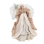 Clayre & Eef | Decoratie Beeld Engel Beige Roze 21x12x35 cm | 65261 Clayre & Eef | Decoratie Beeld Engel Beige Roze 21x12x35 cm | 65261