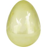 Dekoratief | Deco ei groen, glas, 15x15x20cm | A220689 Dekoratief | Deco ei groen, glas, 15x15x20cm | A220689