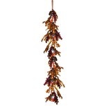 Dekoratief | Slinger oranje/geel m/besjes, naturel, 100cm | A225240 Dekoratief | Slinger oranje/geel m/besjes, naturel, 100cm | A225240