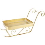 Dekoratief | Slee dienblad, goud, metaal, 46x20x21cm | A225739 Dekoratief | Slee dienblad, goud, metaal, 46x20x21cm | A225739