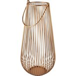 Dekoratief | Lantaarn open m/oor, goud, metaal, 21x21x40cm | A228300 Dekoratief | Lantaarn open m/oor, goud, metaal, 21x21x40cm | A228300