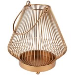 Dekoratief | Lantaarn open m/oor,pootjes, goud, metaal, 23x23x25cm | A228301 Dekoratief | Lantaarn open m/oor,pootjes, goud, metaal, 23x23x25cm | A228301