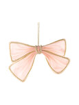 Dekoratief | Hanger strik, roze, polyester, 20x17cm | A229100 Dekoratief | Hanger strik, roze, polyester, 20x17cm | A229100