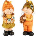 Dekoratief | Zomerkindje staand, geel, resina, 11x10x25cm, set van 2 stuks | A230441 Dekoratief | Zomerkindje staand, geel, resina, 11x10x25cm, set van 2 stuks | A230441