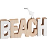 Dekoratief | Deco letters 'Beach', naturel/wit, hout, 25x2x17cm | A230651 Dekoratief | Deco letters 'Beach', naturel/wit, hout, 25x2x17cm | A230651