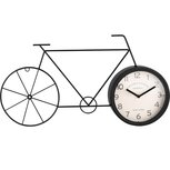 Dekoratief | Deco fiets m/klok, zwart/wit, metaal/glas, 56x4x31cm | A235022 Dekoratief | Deco fiets m/klok, zwart/wit, metaal/glas, 56x4x31cm | A235022