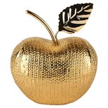 Dekoratief | Deco appel, goud, dolomiet, 11x8x13cm | A235537 Dekoratief | Deco appel, goud, dolomiet, 11x8x13cm | A235537