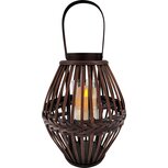 Dekoratief | Lantaarn gelijnd m/oor, naturel, wilg/glas, 25x25x30cm | A235682 Dekoratief | Lantaarn gelijnd m/oor, naturel, wilg/glas, 25x25x30cm | A235682