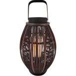 Dekoratief | Lantaarn gelijnd m/oor, naturel, wilg/glas, 27x27x40cm | A235685 Dekoratief | Lantaarn gelijnd m/oor, naturel, wilg/glas, 27x27x40cm | A235685