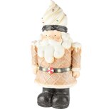 Dekoratief | Santa 'Biscuit', resina, LED, 24x17x46cm | A235870 Dekoratief | Santa 'Biscuit', resina, LED, 24x17x46cm | A235870