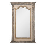 Clayre & Eef | Wandspiegel Beige Grijs 90x7x153 cm | 52S296 Clayre & Eef | Wandspiegel Beige Grijs 90x7x153 cm | 52S296