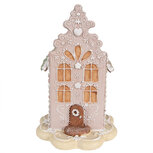 Clayre & Eef | Decoratie huis Roze 13x13x20 cm | 6PR3976 Clayre & Eef | Decoratie huis Roze 13x13x20 cm | 6PR3976